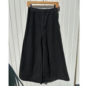 Rachel Comey Absolute Pant Wide Leg Flare Jeans Washed Black Denim Size 2 EUC